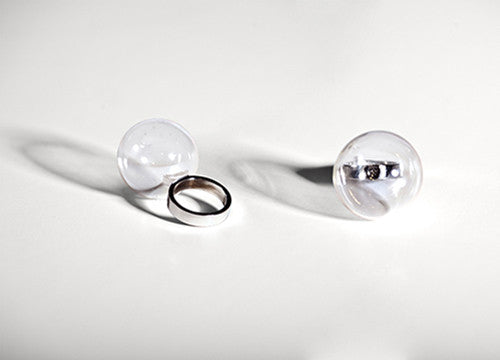 Glass Bubble Ring by Gentner Design